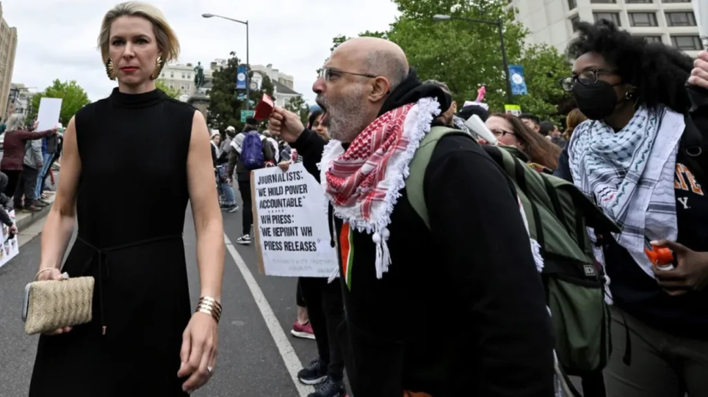 Protests Against the War in Gaza Overshadow the White House Correspondents' Dinner