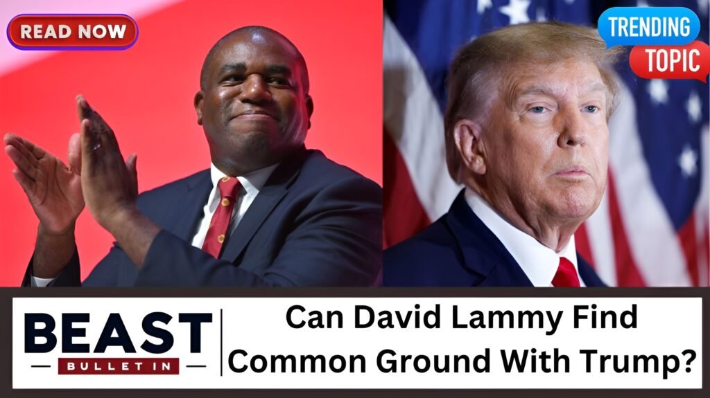 Can David Lammy Find Common Ground With Trump?