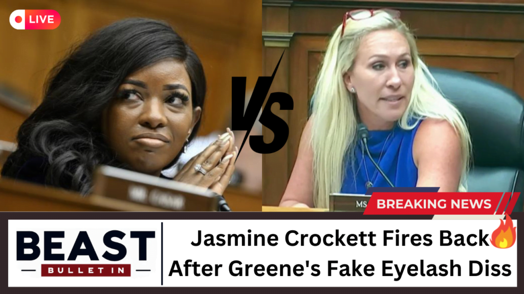 Jasmine Crockett Fires Back After Greene's Fake Eyelash Diss