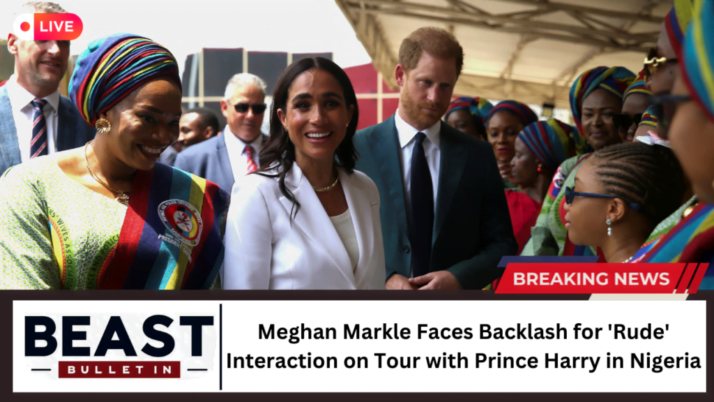 Meghan Markle Faces Backlash for 'Rude' Interaction on Tour with Prince Harry in Nigeria