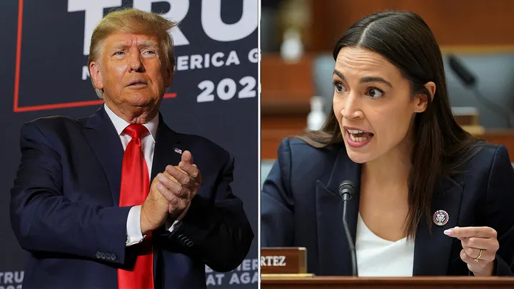 TRUMP AOC SPLIT