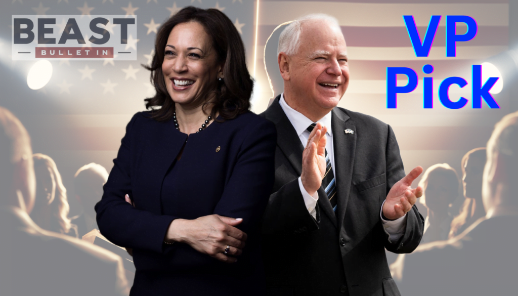 Kamala Harris VP Pick: Why She Chose Tim Walz