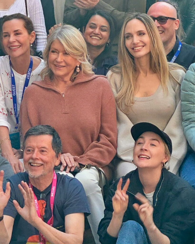 Martha Stewart and Angelina Jolie Sit Together at Telluride Film Festival 02 6uOYXF